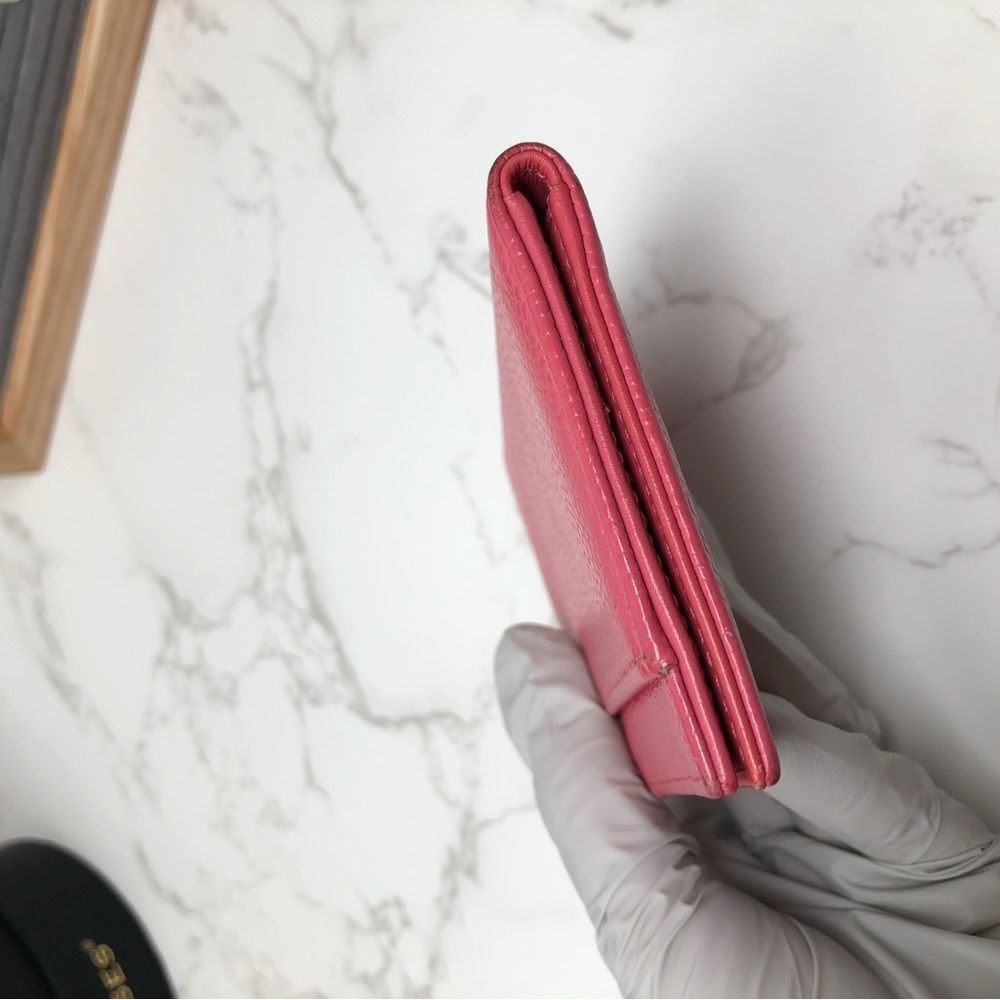 SOLD Chanel CC Pink Caviar Leather Card holder Case Wallet - Picture 4 of 13